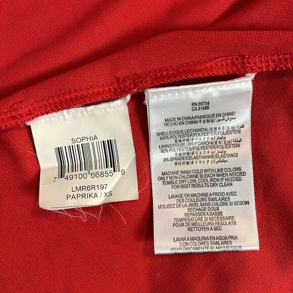 BCBG Maxazria Sophia Maxi Gown In Paprika XS - Picture 7 of 7